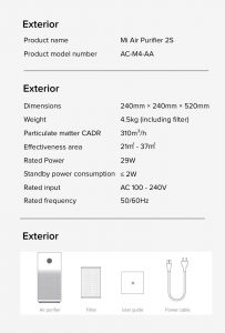 Mi Air Purifier 2S (White)