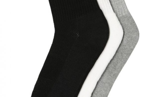 MEN’S REEBOK TRAINING STANDARD SOCKS PACK OF THREE